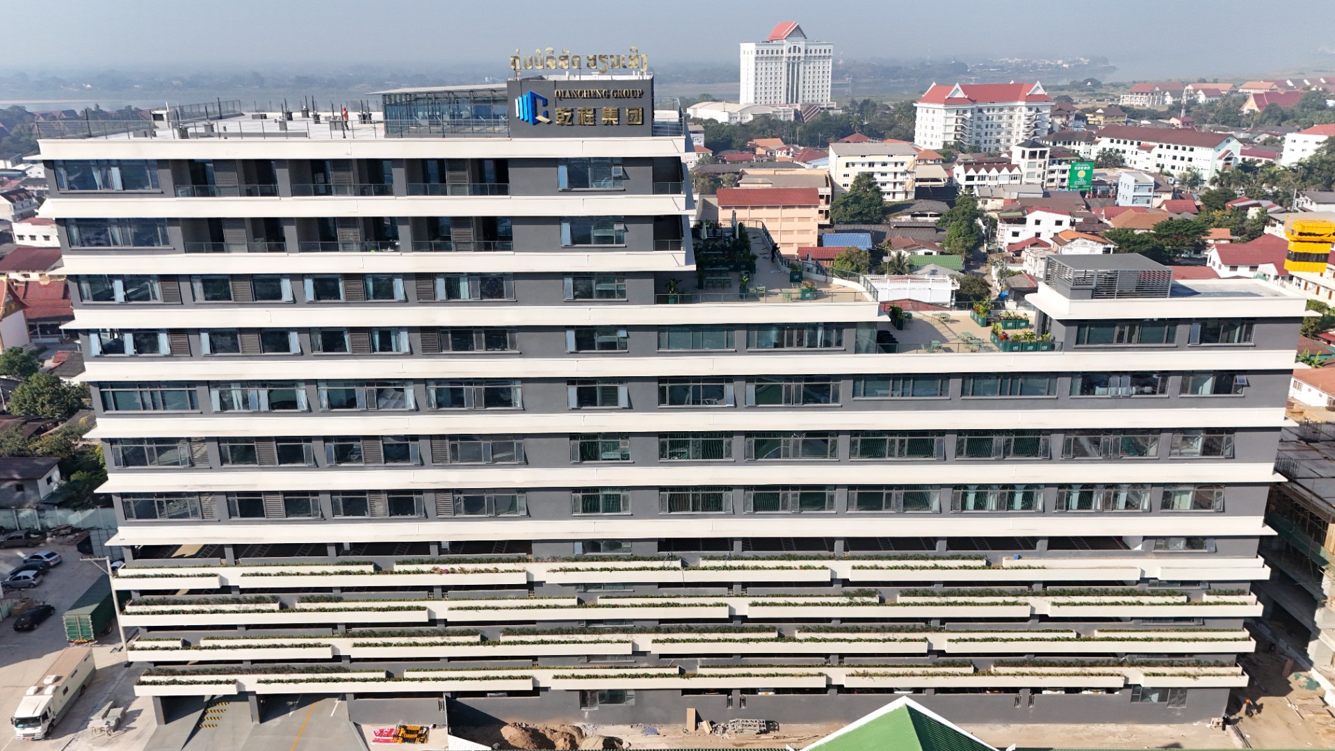 老撾中心項目附樓竣工交付