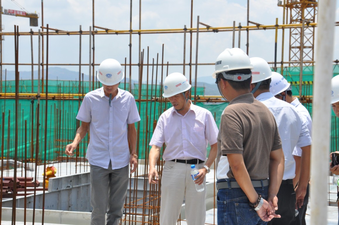 玉溪公租房項目組織鋁模板施工工藝現場觀摩會