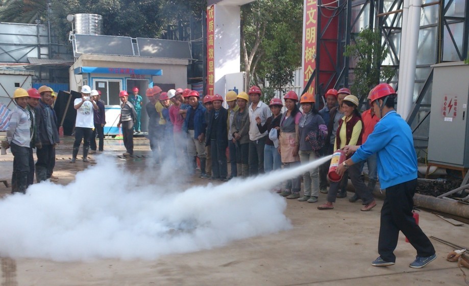 置地廣場項(xiàng)目舉行消防演練