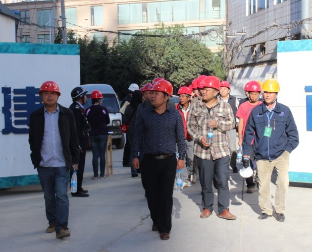 昆明一建到錦悅四季項(xiàng)目進(jìn)行參觀學(xué)習(xí)交流