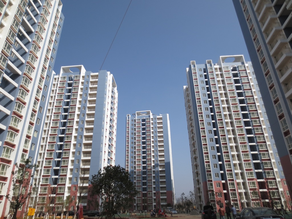 嵩明錦繡蘭苑廉租房小區順利通過驗收