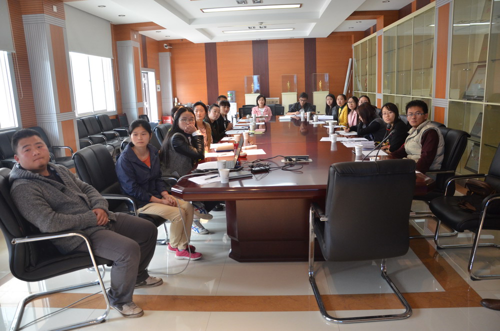 公司團委組織各基層團支部開展年終考核