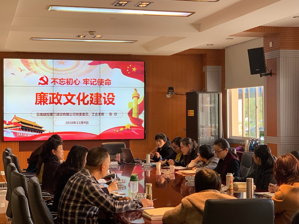 張欣上廉潔主題黨課