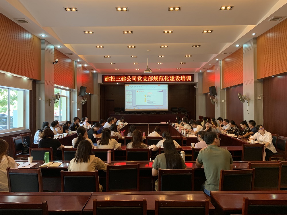 三公司黨委開(kāi)展黨支部規(guī)范化建設(shè)專題培訓(xùn)