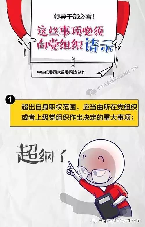 【紀(jì)檢·提醒】領(lǐng)導(dǎo)干部必看！這些事項(xiàng)必須向黨組織請(qǐng)示報(bào)告