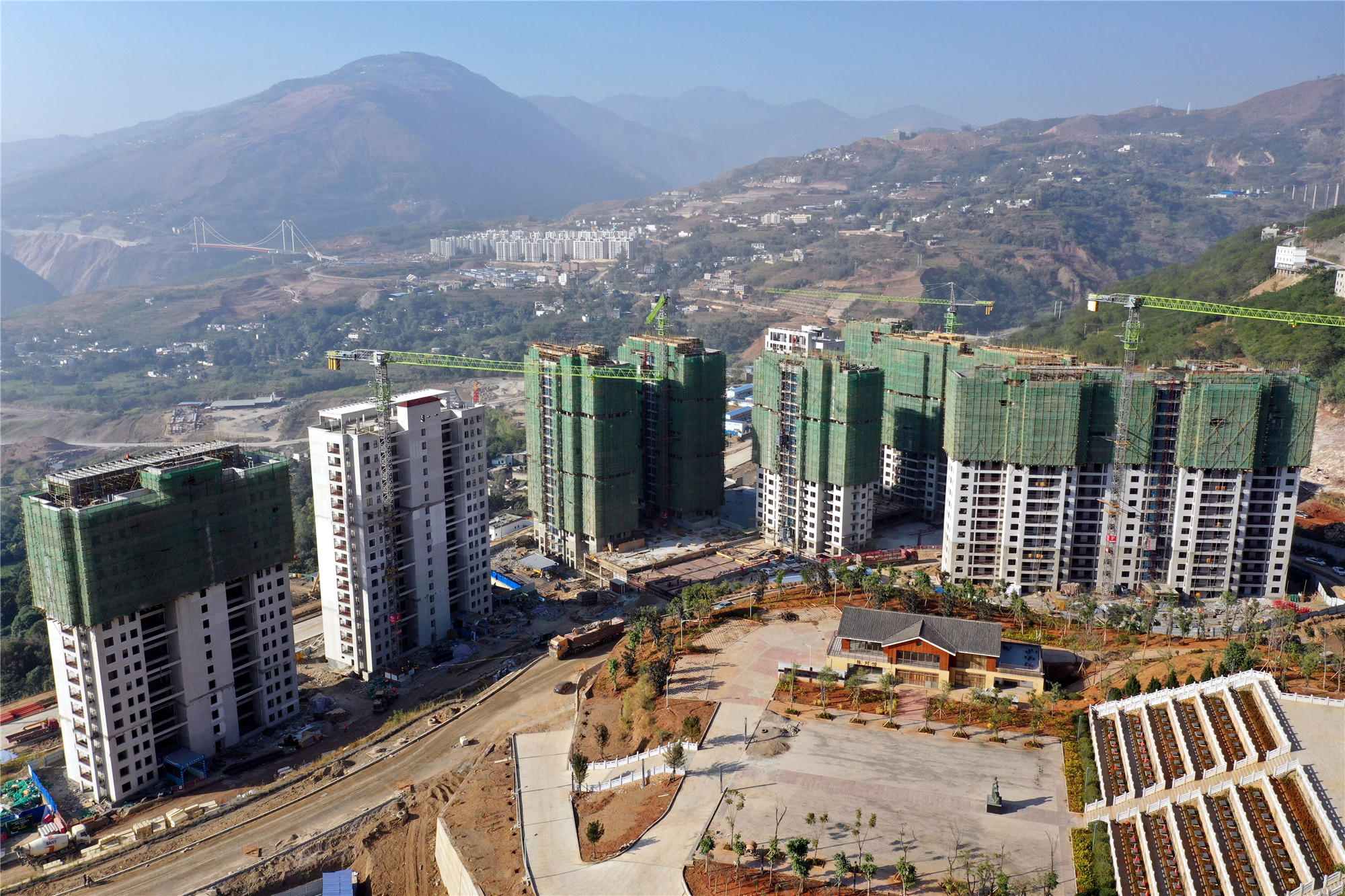 巧家七里移民安置點建設項目按下“加速鍵”