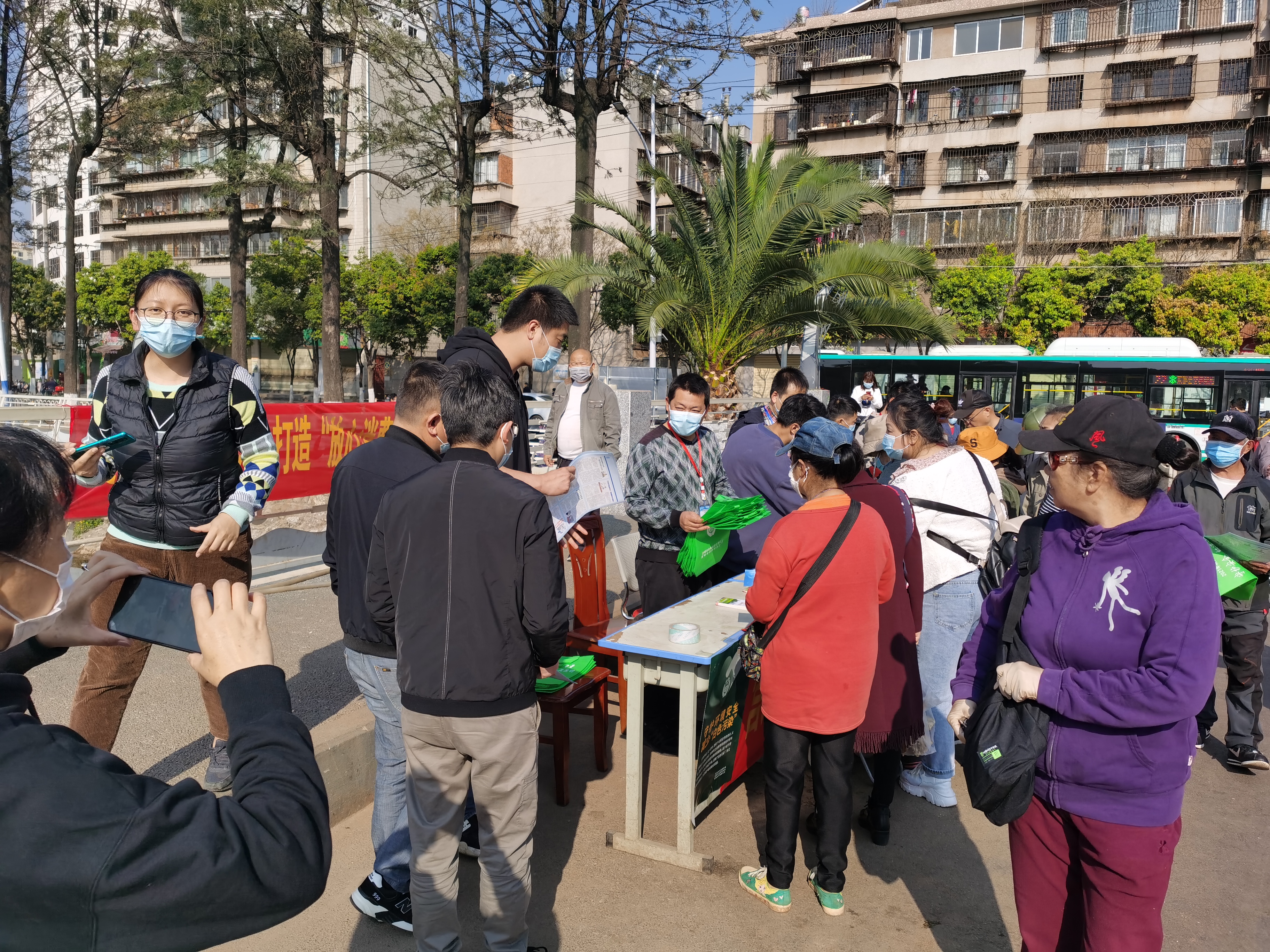 大觀篆新農貿市場組織3.15主題活動