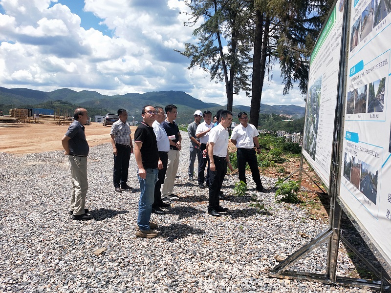 云南省發(fā)展和改革委員會一級巡視員崔崗一行調(diào)研公司在建項目