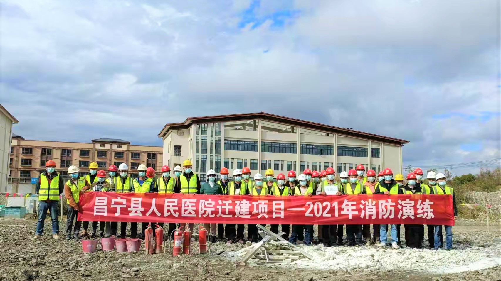 第七直管項(xiàng)目部開展消防演練，強(qiáng)化消防安全意識(shí)