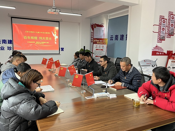 劉懌宣講黨的十九屆六中全會精神