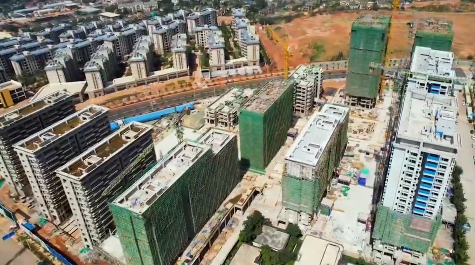 元悅小區(qū)項(xiàng)目一期順利封頂