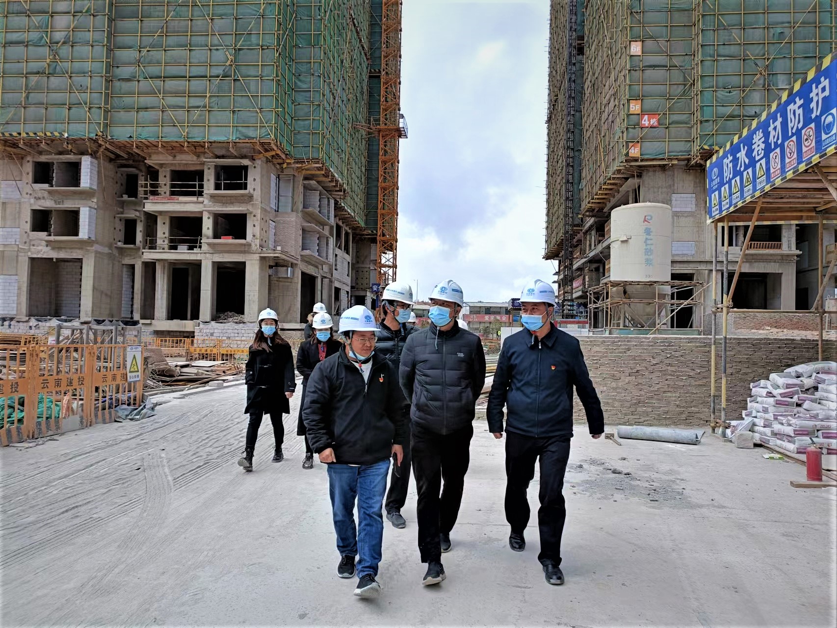 彭云、李慶光到元悅小區(qū)項(xiàng)目調(diào)研指導(dǎo)并開展黨的二十大專題宣講