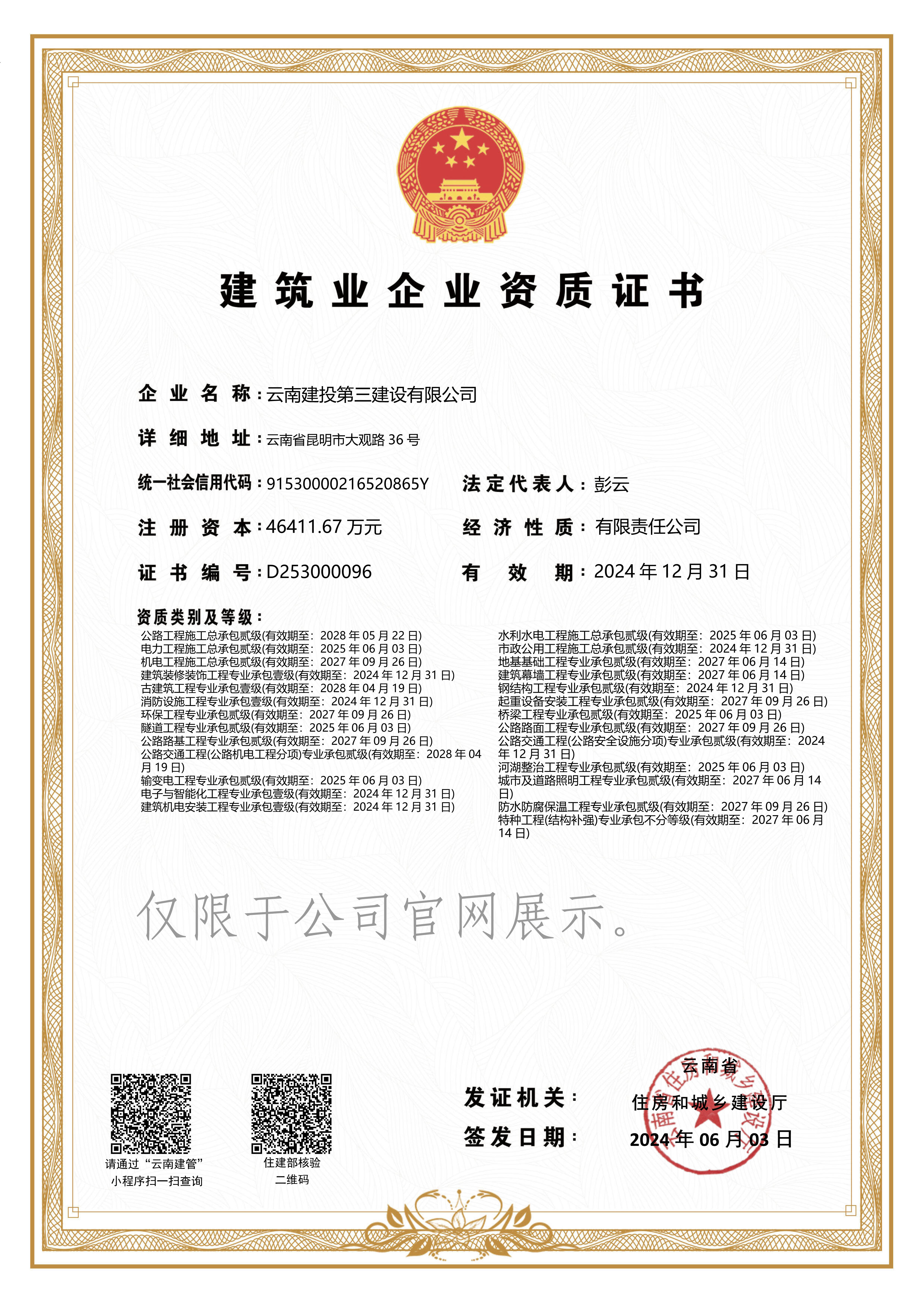 公司其他資質(zhì)