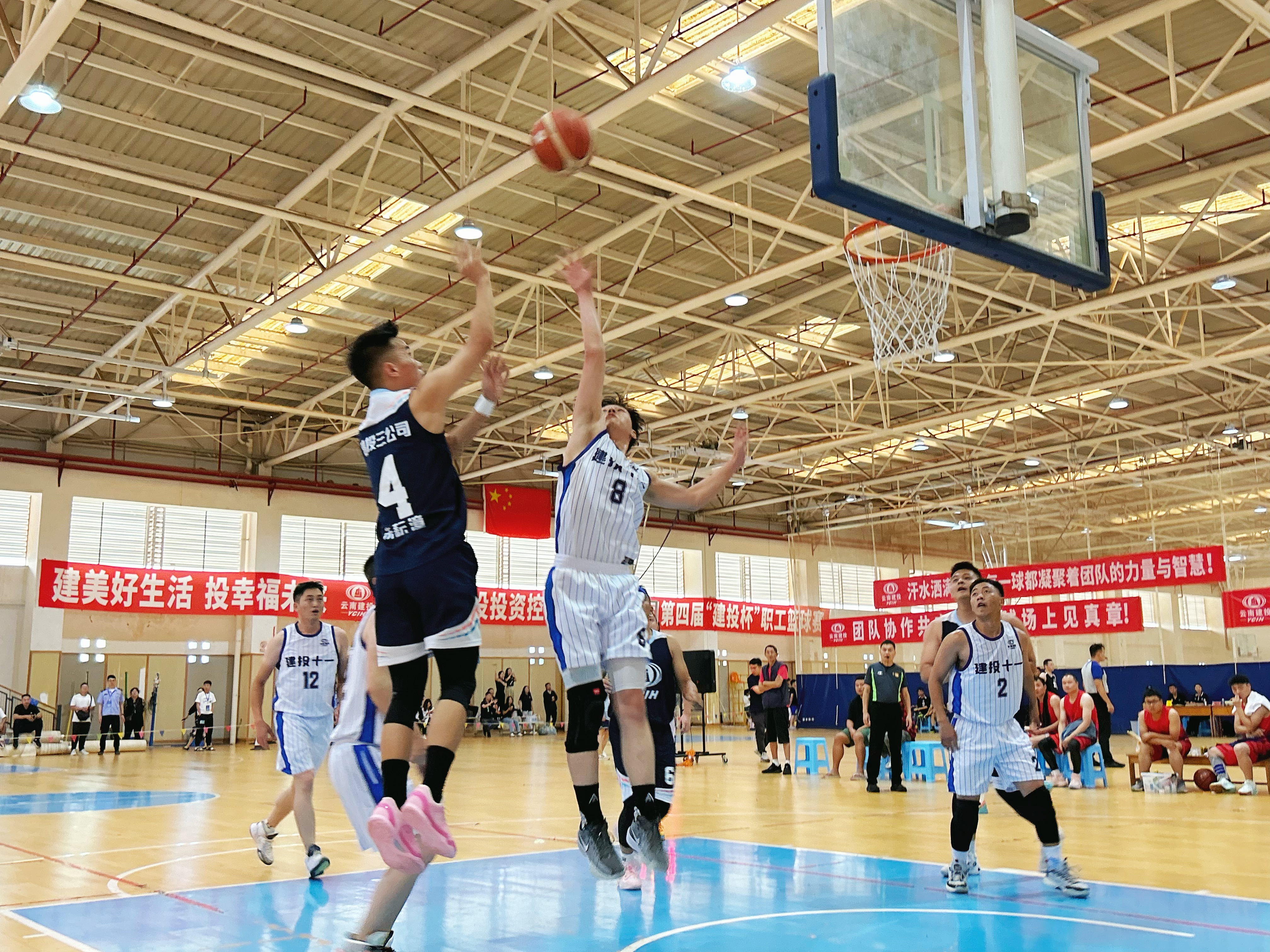 建投杯丨公司籃球隊再勝一局