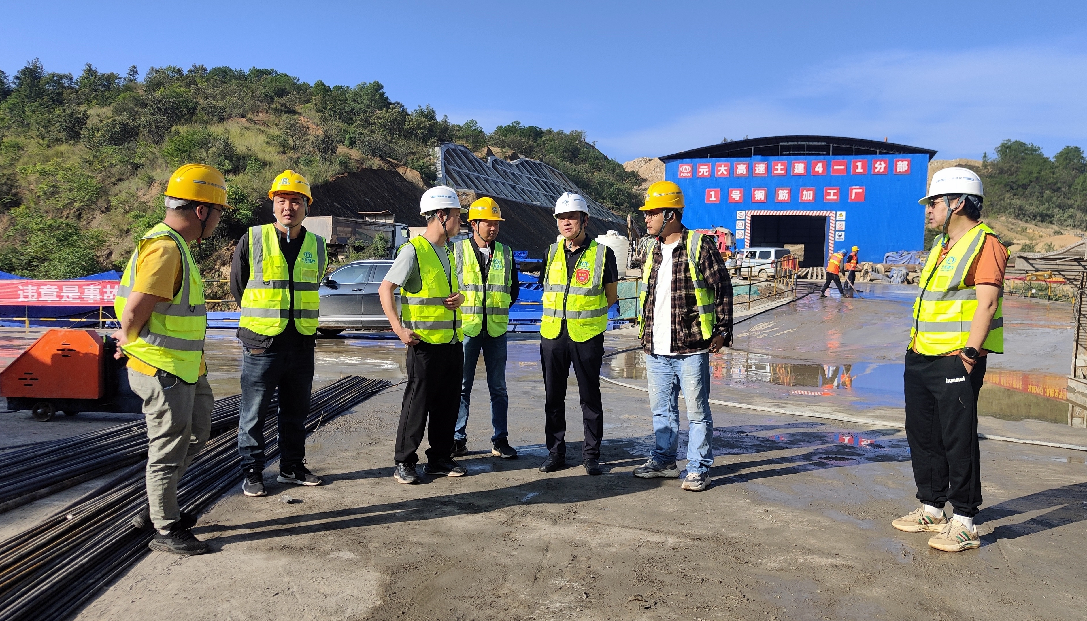 百日攻堅丨彭云 李騫到項目檢查指導