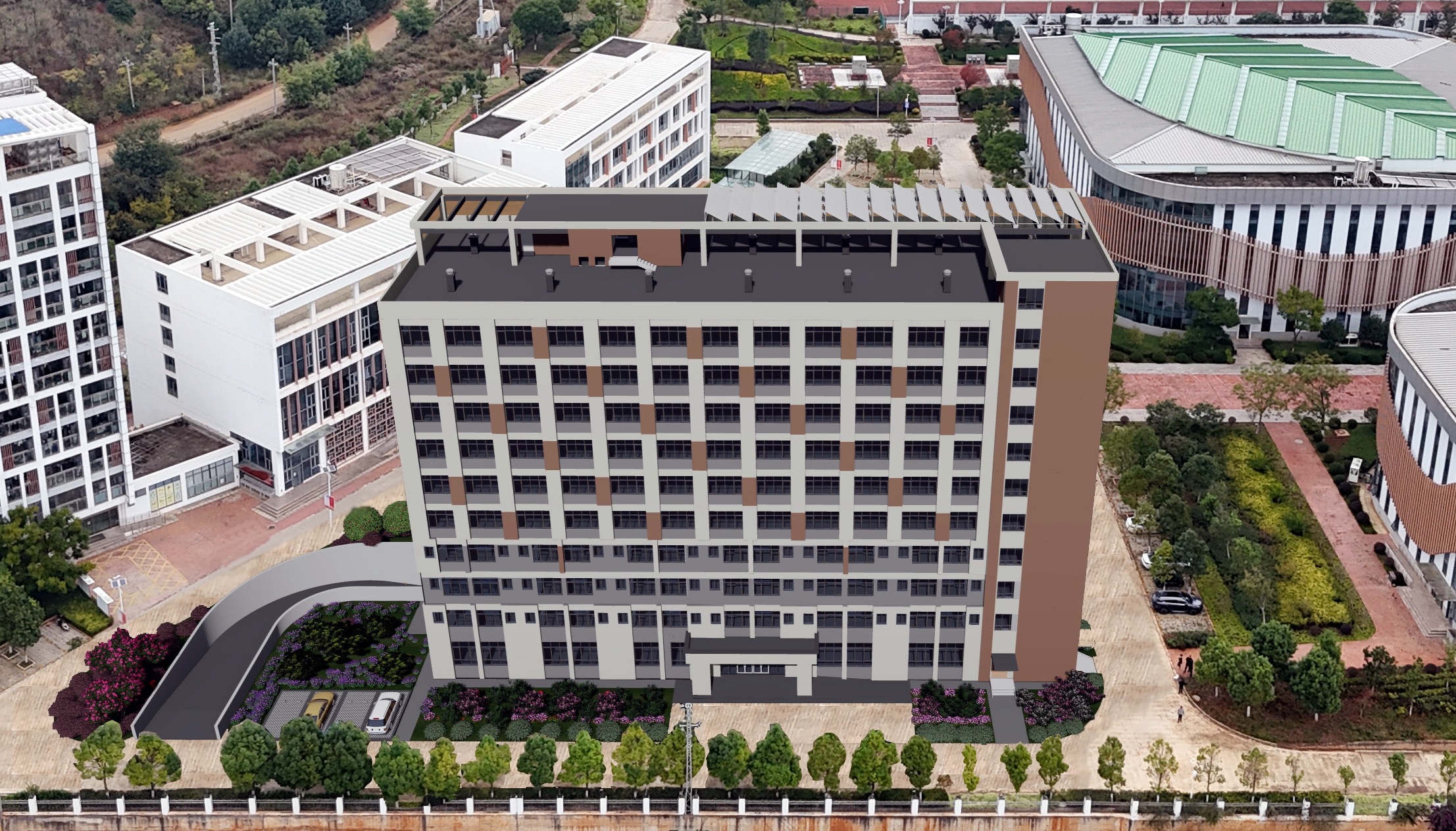 公司與云南省體育工作大隊簽訂項目施工合同