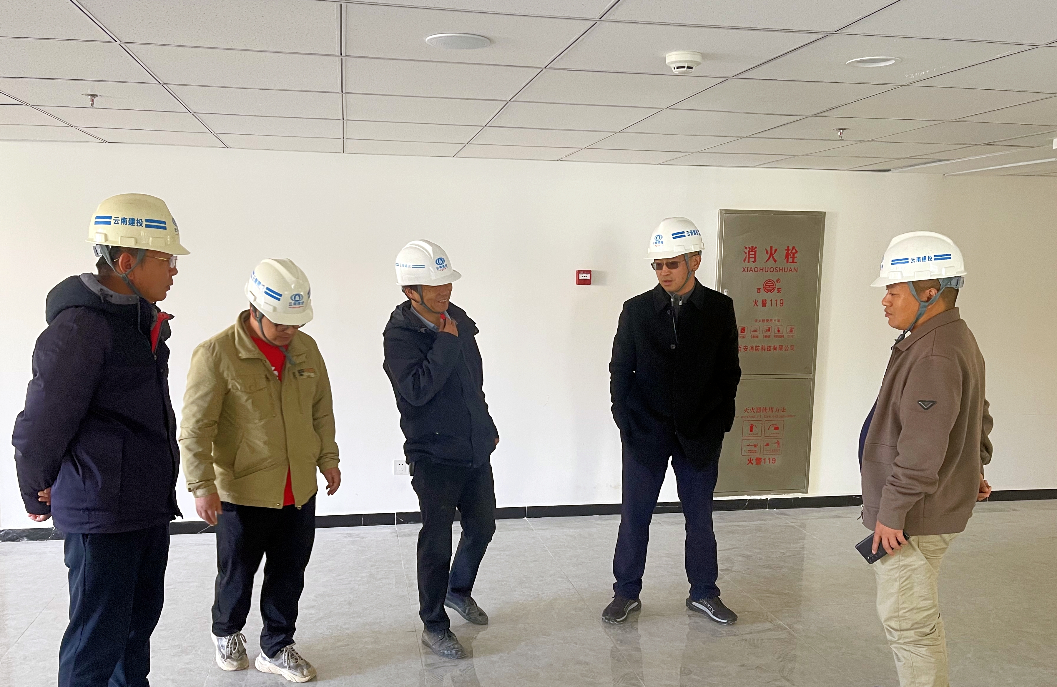 李騫到云南省滇西區(qū)域醫(yī)療中心建設(shè)項目（一期）檢查指導(dǎo)