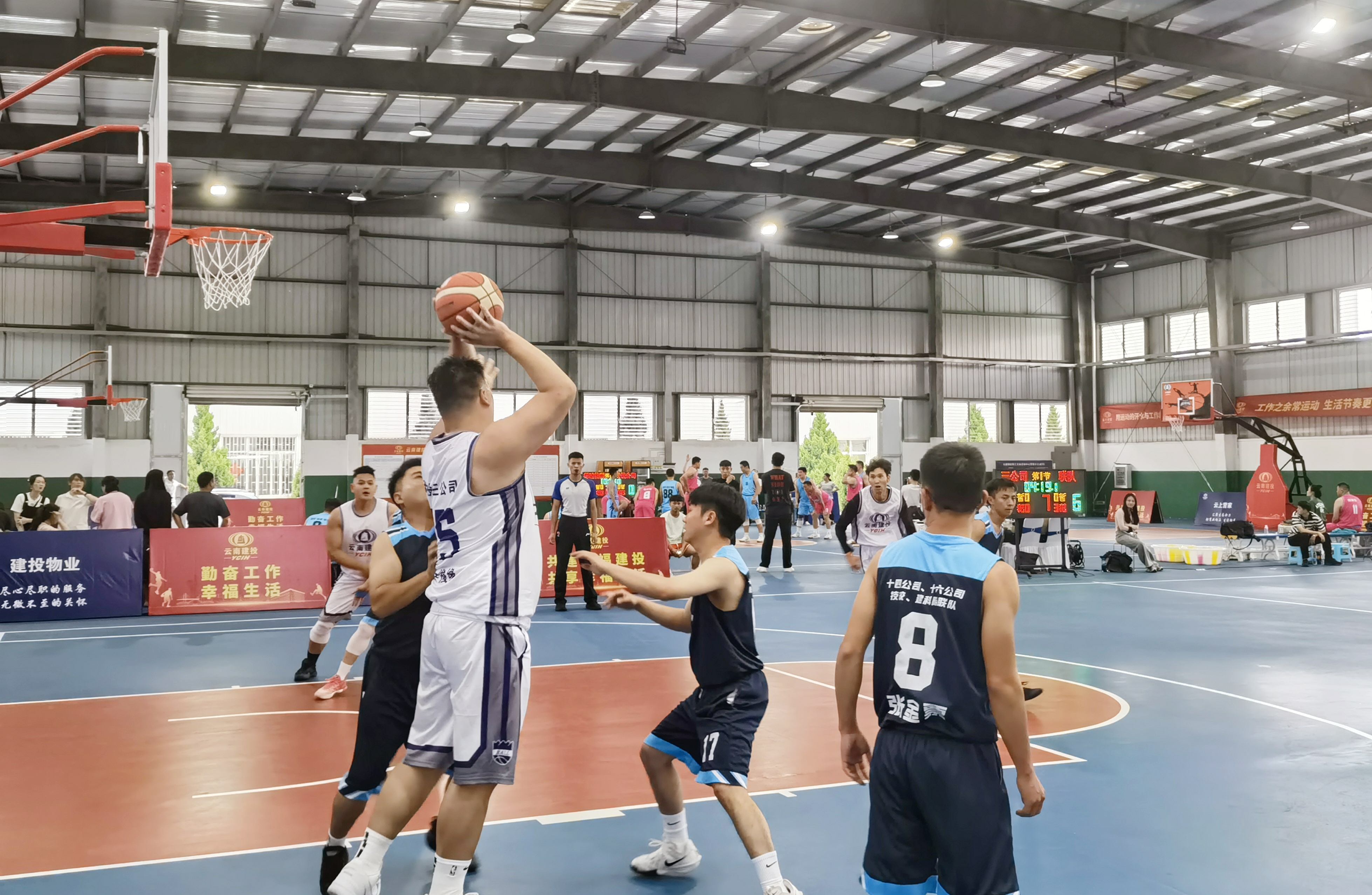 建投杯丨全力以赴 迎“籃”而上 公司球隊(duì)第二日戰(zhàn)報(bào)