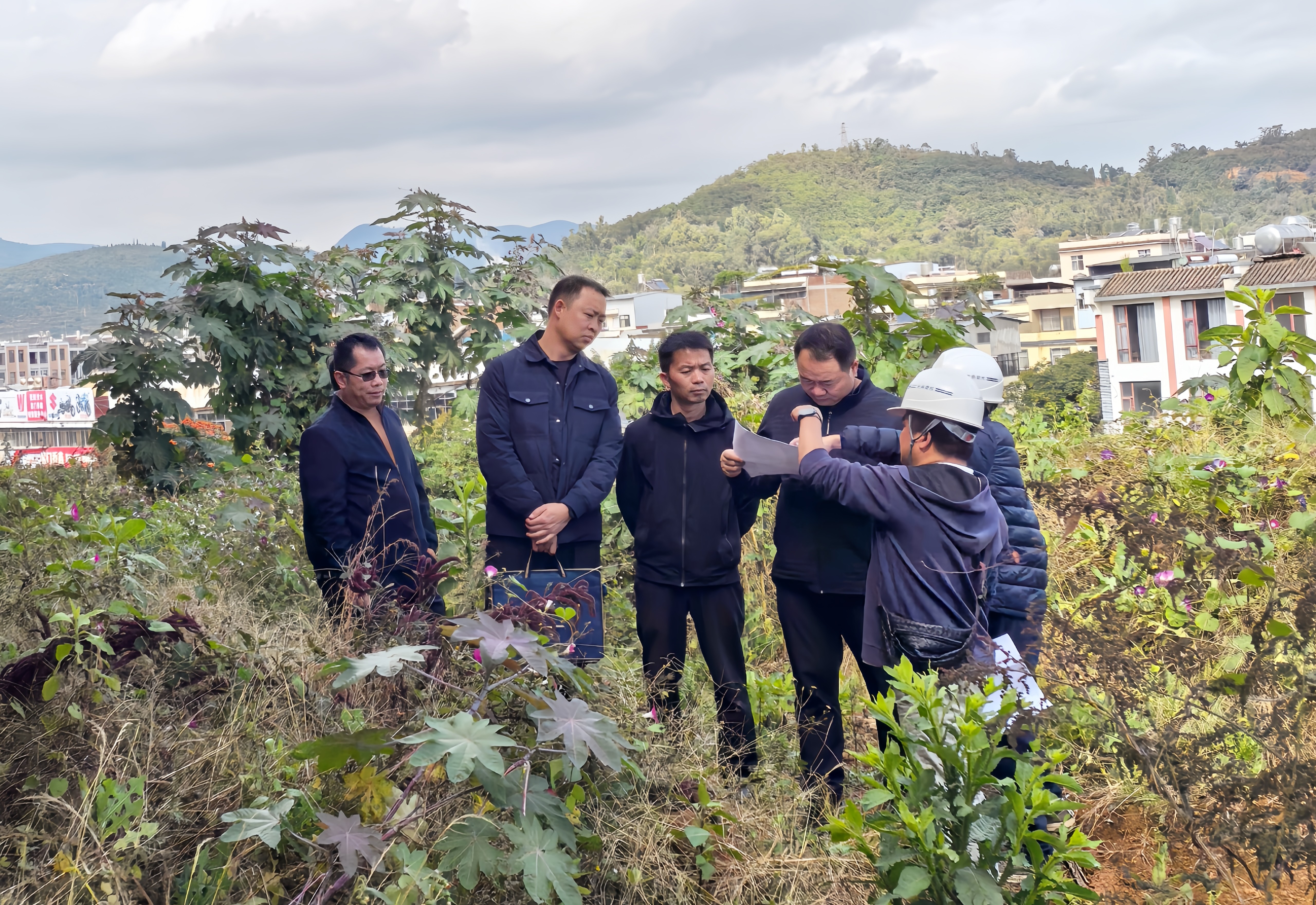 公司領(lǐng)導(dǎo)到項(xiàng)目一線檢查指導(dǎo)